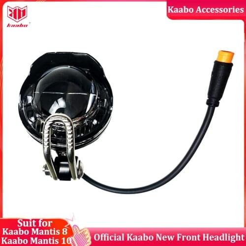 Original Kaabo Accessories Kaabo Mantis8 Kaabo Mantis10 Front 12V LED Headlight Suit for New Version Kaabo Mantis 8/10 E-scooter