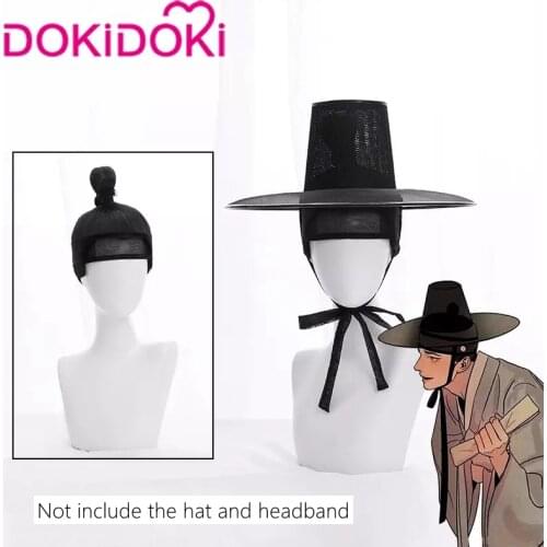 DokiDoki Painter of the Night Yoon Seungho Cosplay Wig Men Black Short Hair Painter of the Night Yoon Seungho Wig