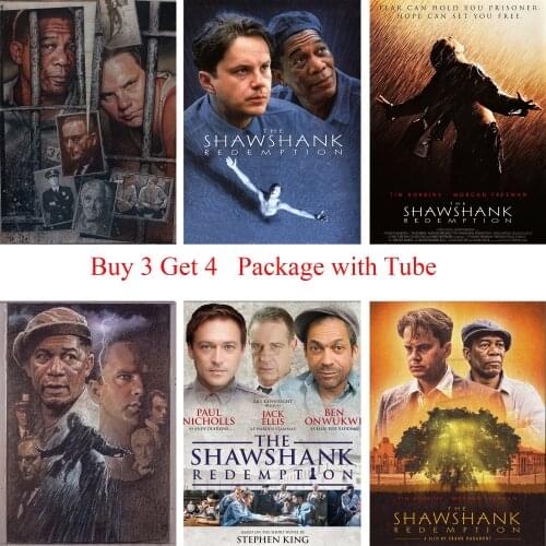 The Shawshank Redemption Poster Clear Image Wall Stickers Home Decoration High Quality Prints White Coated Paper