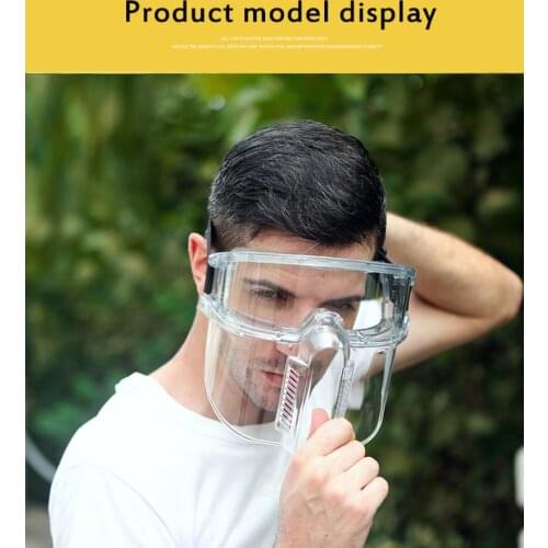 Clear Protective Goggles Anti-splash Safety Glasses Face Protection Work Safety Glasses Detachable Goggles Kitchen Tools 2021
