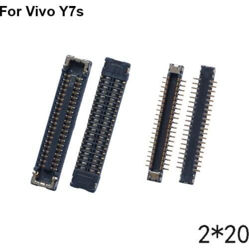 2pcs FPC connector For Vivo Y7s LCD display screen on Flex cable on mainboard motherboard For Vivo Y 5S Y5 S