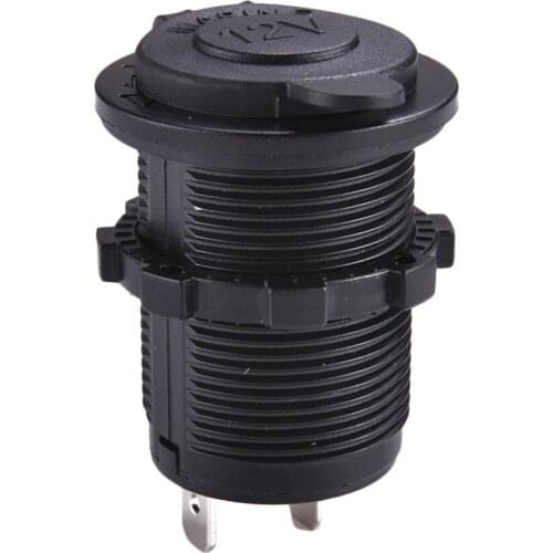 Bostar 1pc Cigarette Lighter Socket 12V Waterproof Car Boat Motorcycle Cigarette Lighter Sockets Power Plug Outlet #280957