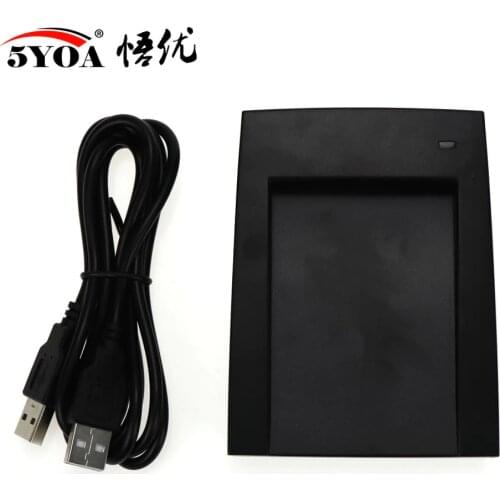 5YOA 125Khz RFID Reader EM4100 USB Proximity Sensor Smart Card Reader no drive issuing device EM ID USB for Access Control