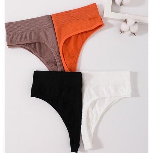 Thongs Women G-String Sexy Panties Female Underpants Shapewear Seamless Underwear 7 Colors Pantys Brief M-XL Design Intimates