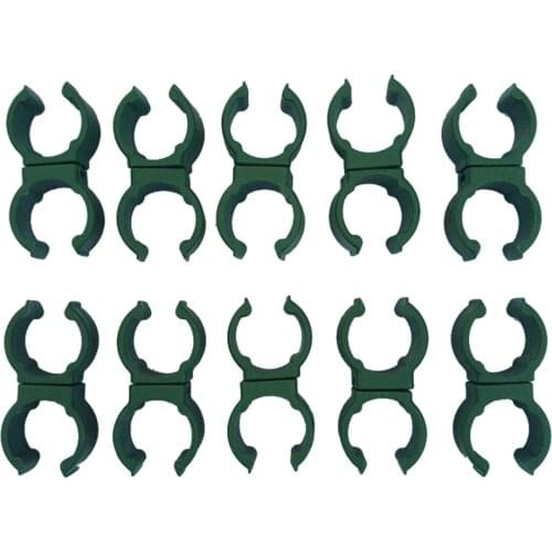 10 Pieces Plant Trellis Connector Clip Support Rotatable for Tomato Cucumber