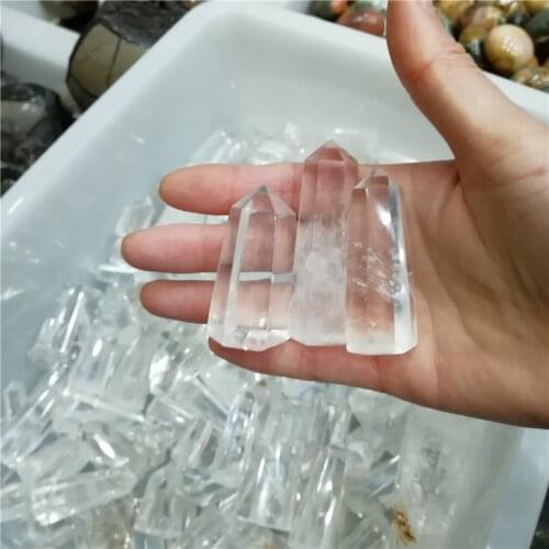 2.2LB High quality natural clear quartz crystal wand point for healing