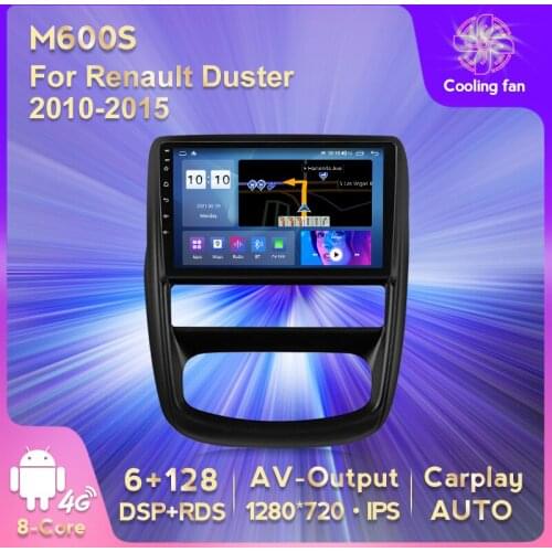 Car Multimedia Player GPS Android 11 RDS DSP Carplay Multimedia For Renault Duster 2010-2015 Multimedia Player Navigation