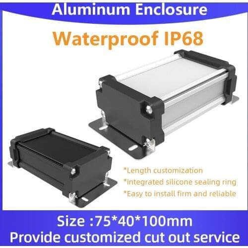 Free Shipping Electronic Housing Waterproof Custon Portable Pcb Enclosure Regulated Power Supply Box M06 70*40