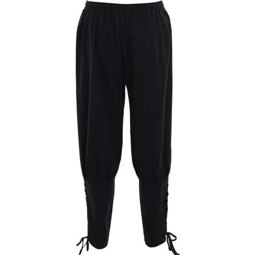 Black Vintage Harem Baggy Casual Slim Fit Sweatpants Jogger Pants Waist Elastic Men Hip Hop Dance Men Trousers
