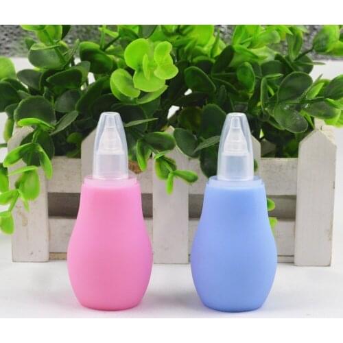 Baby products wholesale nasal aspirator pump type infant nasal aspirator/cold nasal mucus clean, safe and non-toxic