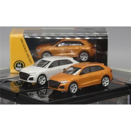 PARA 1:64 RS Q8 Dragon Orange/White Diecast Model Car