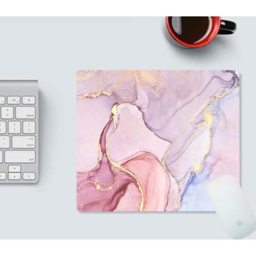 Marble Mousepad Computer Gamer Mouse Pad Gaming Accessories Desk Mat Keyboard Desk Mats Desk Pad Art Tapis De Souris 22X18CM