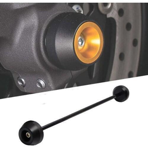 MTKRACING For V85TT V85 TT 2019 2020 Front Axle sliders Fork wheel protection Crash pad kit
