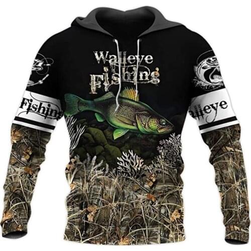 Fishing 3D Printed Mens Hoodies Harajuku Streetwear autumn Hooded Sweatshirt Unisex Casual Jacket Tracksuits TD00224715