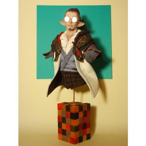 Resin Figure Kit MHW Researcher Unpainted Garage Resin Model Kit