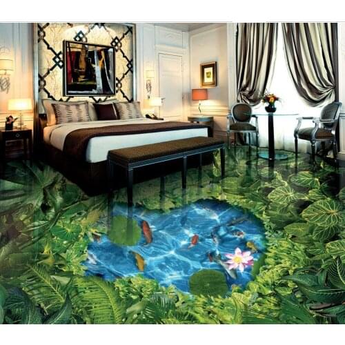 Beach floor murals in wall stickers Photo floor wallpaper 3d stereoscopic ocean PVC waterproof floor