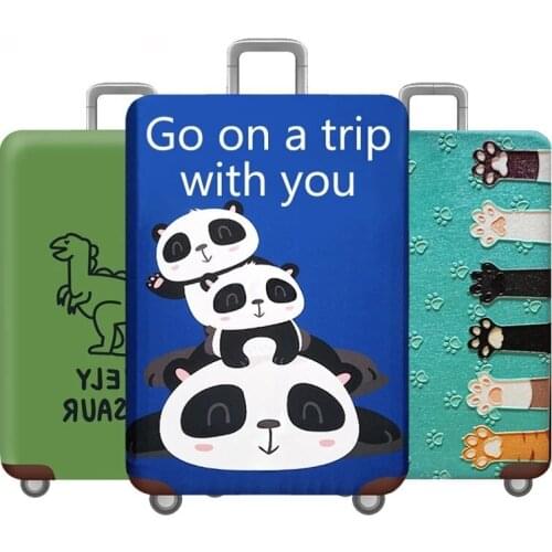 2021 New Design Luggage Protective Cover Travel Elastic Trunk Dust Cases For 18 to 32 Inch Accessories Thicker Suitcase Cover
