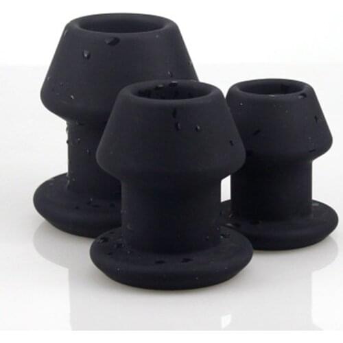 Huge Anal Plug Silicone Hollow Prostate Massage Vaginal Dilator Anus Speculum Large Butt Plug Treatment Massager Adult Sex Toys