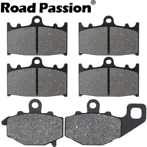 Motorcycle Front & Rear Brake Pads For KAWASAKI ZR400 Zephyr G 97-01 ZZ-R400 93-99 ZX600E 96-07 Ninja ZX6 ZX6R ZX-9R ZX