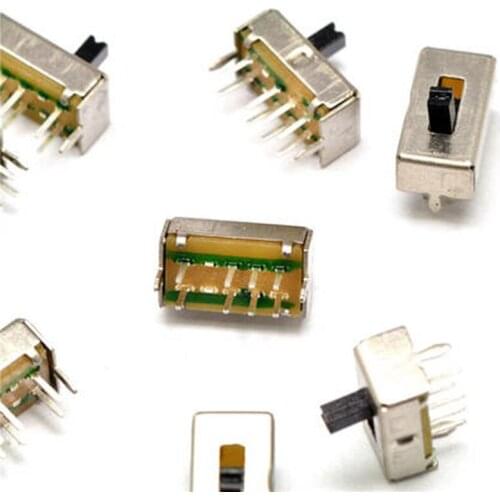Ss23d07vg4 switch with bracket, double row 8-pin, 3-gear， handle 4mm high (10pcs)