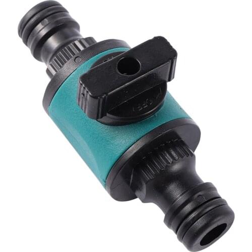 Plastic Valve With 16mm Quick Connector Prolong Hose Length Pipe Fittings Agriculture Watering Garden Tube Valve Pipe Fittings