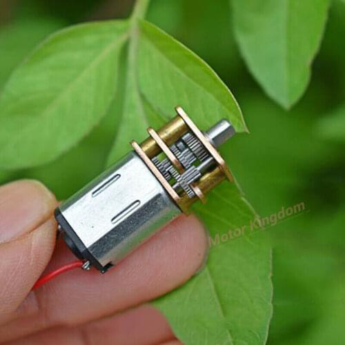 DC 3V 5V 6V 50RPM Slow Speed Mini Micro N20 Full Metal Gear Motor DIY Robot Car