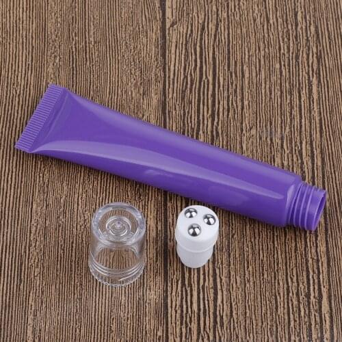1pcs 20ml High quality Empty Eye Cream roll ball Tube, Cosmetic Soft Hose Containers,Squeeze Skin Care Cream Soft Tube