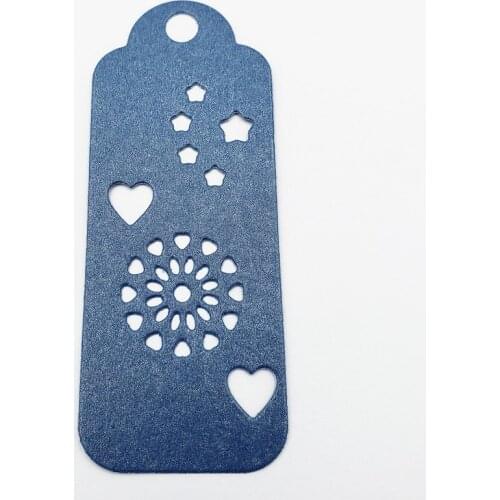 PANFELOU The stars heart bookmarks metal craft paper die cutting dies Scrapbooking/DIY Valentines Day Embossing mould Easter