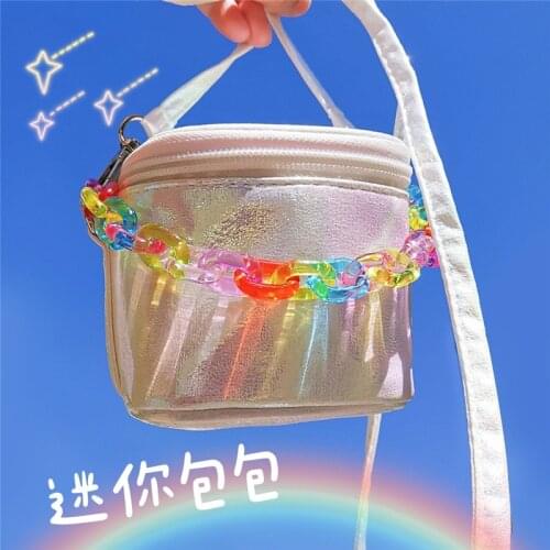 Kawaii Bentoy Milkjoy Crossbody Bag for Girls Fashion Designer Colorful Chain Christmas Gift Shoulder Bags