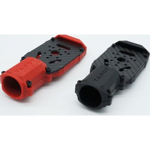 Tarot-rc Original Drone Accessories Diy Tarot X4 X6 Folding Carbon Fiber Frame Parts Accessories 25mm Tube Plastic Motor Mount