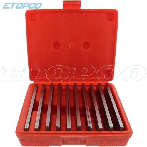 Machinists Thin Parallel Bar Set - 10 Pair 1/8" X 6" High Precision Thin Parallel Block