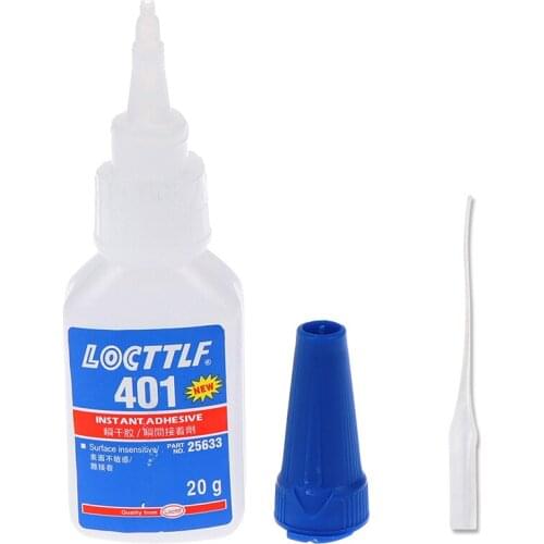 Universal 401 Rapid Fix Instant Repair Adhesive Quick Dry Glue Stronger Super Glue 20g Bottle Multi-Purpose Jewelry Stone PVC