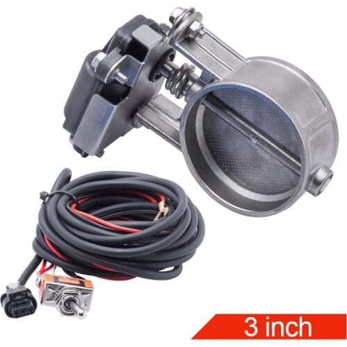 FREE SHIPPING Excellent sealing Exhaust Control Valve exhaust control valve Electric Valve Unit with switch 2&2.36&2.5&3.0inch