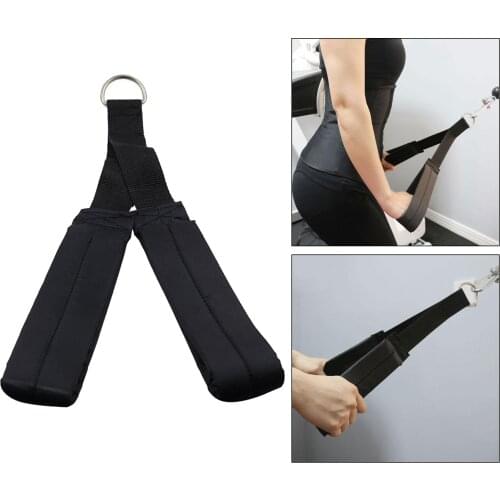 Triceps Rope Strap Tricep Pull Down Cable LAT Attachment Bar Straps Accessories