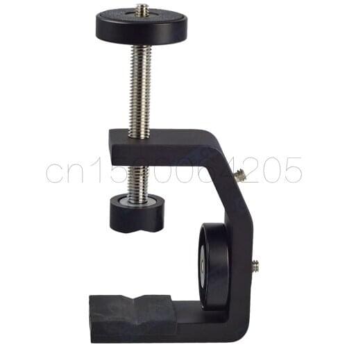 1/4 Multifunctional Aluminum Clip UNC1/4" Screw Universal C stand Clamp For Camera Tripod Flash Holder Bracket