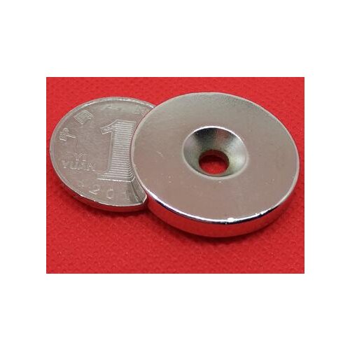 2pcs 35mm x 5mm Hole:5mm Disc Rare Earth Neo Neodymium Strong Permaent Magnets 35*5-5mm