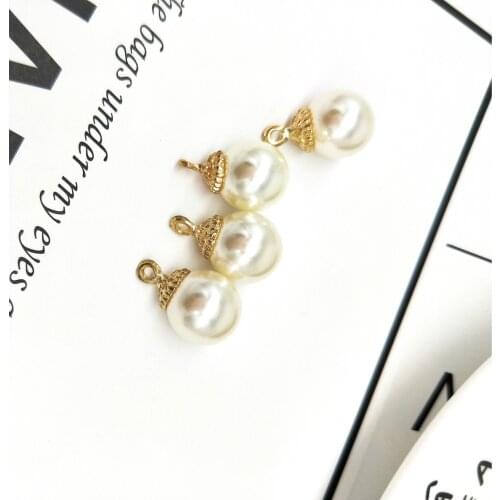 10pcs DIY Korean version of the trend of explosions Pearls of the jewellery pendant accessories simple fashion handmade