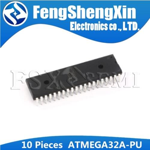 10pcs/lot ATMEGA32A-PU ATMEGA32 ATMEGA32A DIP-40 AVR micro controller 32 k flash memory