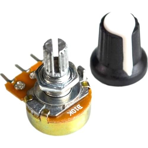 5PCS/LOT 10K OHM 3 Terminal Linear Taper Rotary Volume B Type Potentiometer Pot New Arrival High Quality