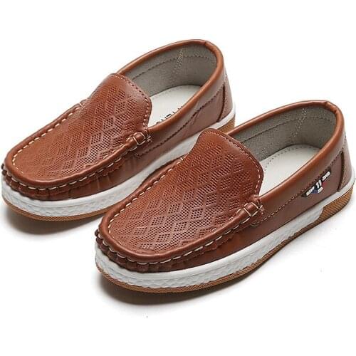 Kids Shoes Leather Fashion Casual Childrens Shoes Non-slip Breathable Student Running Sports Shoe Boy Girl Four Seasons Shoes