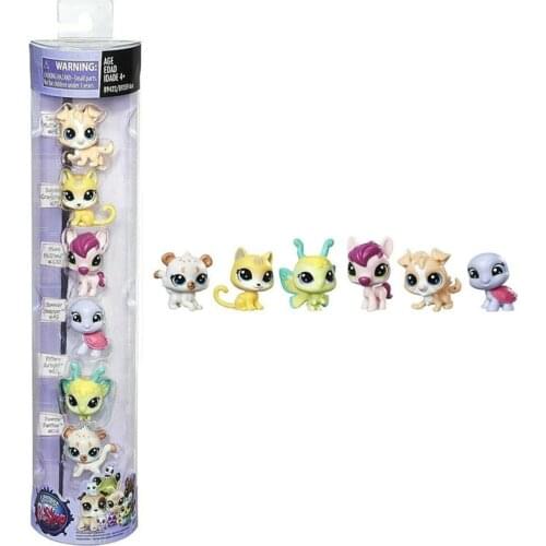 Hasbro Littlest Pet Shop Action Figure Toys Set Cartoon Collectible LPS Little Pets Model Toys Cute Animals Ornament Kids Gift