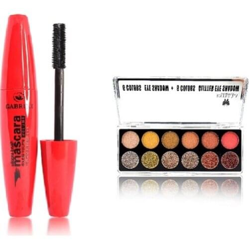 Gabrini Suya Dayanıklı Maskara+parlak Ve Simli Far Paleti