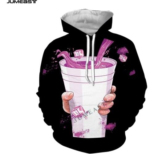 Jumeast Brand Men Women 3D Printed Sweatshirt Instant Noodle Food Beverage Long Sleeve Cap Hoody Sport Pullover Hoodies