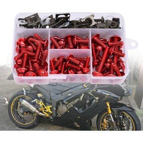 Hot For DUCATI Hypermotard 796 821 939 950 1100 ST4S 748 900 Universal Motorcycle Fairing Screw Windscreen Body Spring Bolts Kit