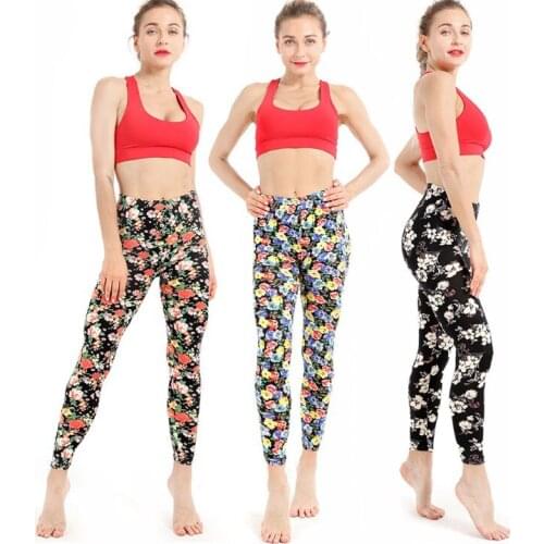 Fashion new painting printing slim leggings fitness yoga outside wear nine pants 1pcs/lot