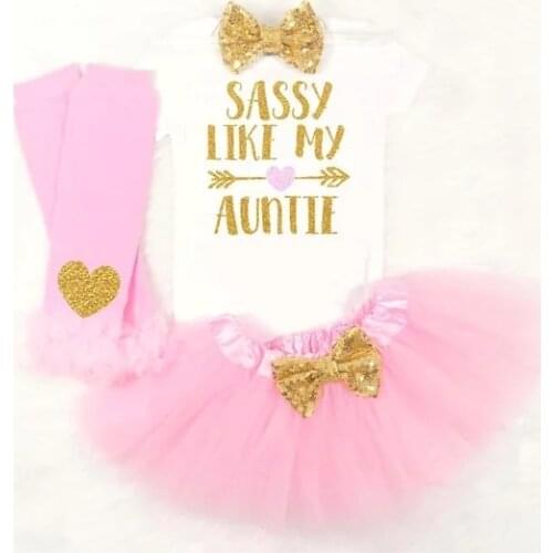Customize Sassy like my aunt Birthday Outfits, kids bodysuit onepiece Tutu t shirt legwarmers toodles Outfit set