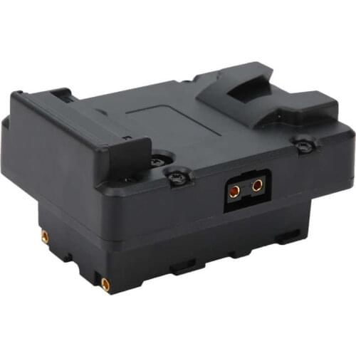 New Black Plastic Battery Storage Boxes Power Bank Diy V Mount to NP-F Adapter V-Lock D-tap Battery Plate Adapter For Monitor