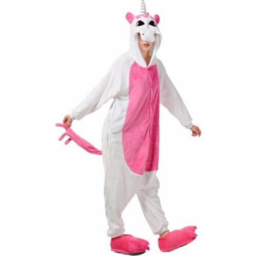 Wholesale New Pijama Women Pyjama Unicorn Pajamas Animal Pajama sets Cartoon Nightwear Hooded Homewear Totoro Panda Koala Pikac