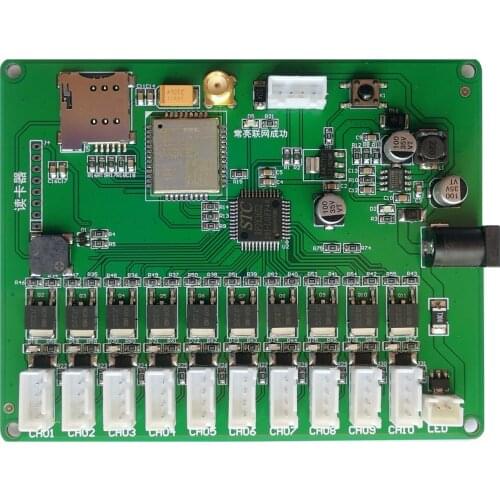 10Channel To 36Channel GPRS Lock Control Board / Vending Machine Motherboard / Scan Code Payment Motherboard
