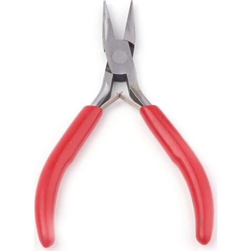 45# Steel Jewelry Pliers Long Chain Nose Pliers Jewelry Making Tools 13.5x6.5x1cm